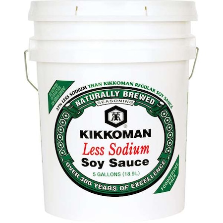 Kikkoman Less Sodium Soy Sauce 5 gal. 00175